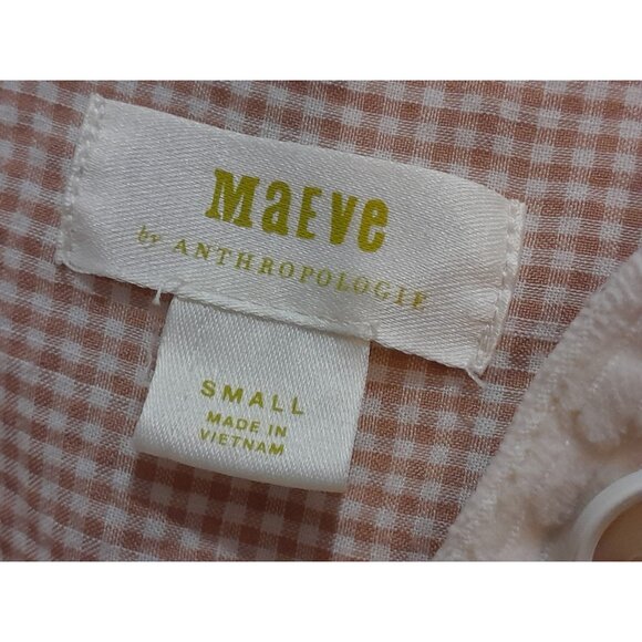 Anthropologie Corduroy Button Down Capsule Everyday Size Small Shacket Cream - Picture 8 of 9